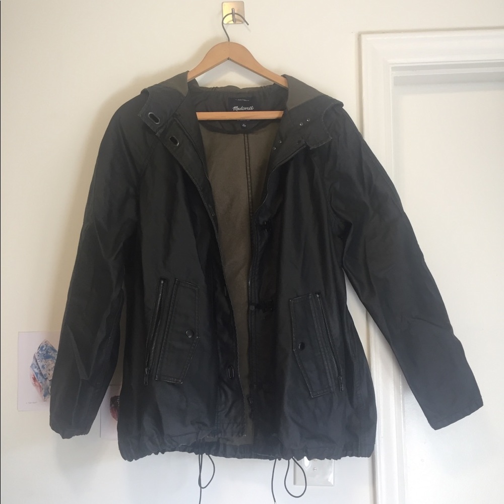 Madewell Black Rain Jacket